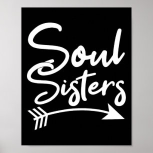 Poster Soul Soeurs Meilleur Ami Amitié Discours Bff