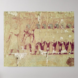 Poster Soulagement dépeignant des soldats