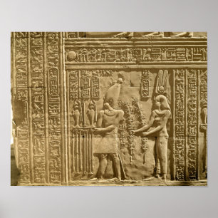 Poster Soulagement dépeignant Ptolémée VIII Euergetes II