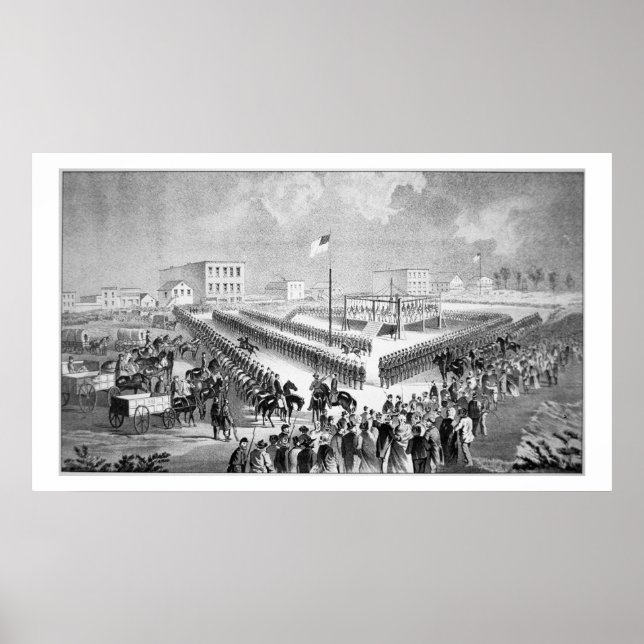 Poster Soulèvement sioux de Santee, Mankato, Minnesota, 1 (Devant)