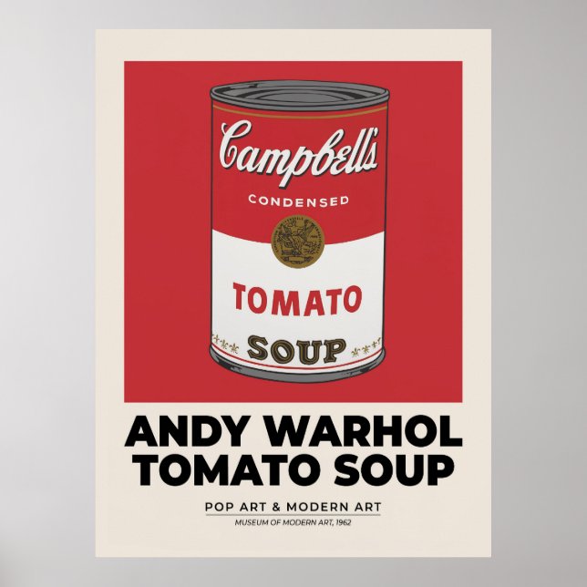 Poster Soupe de tomates Campbells (Devant)