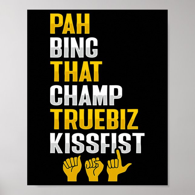 Poster Sourds sourds et sourds à la main de l'ASL Sensibi (Devant)