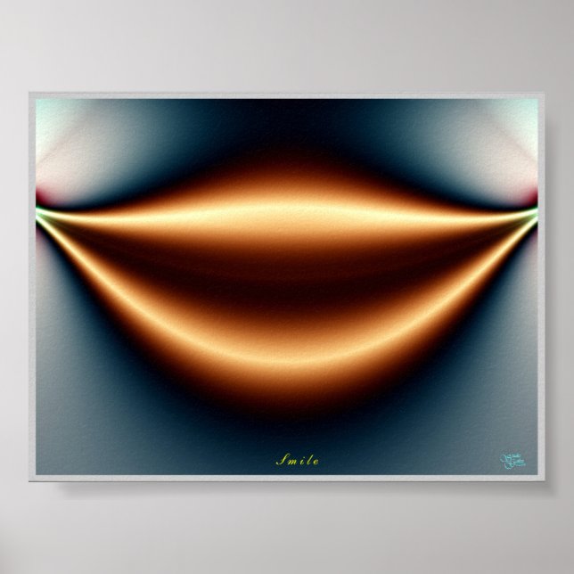 Poster Souriez. (Devant)