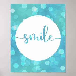 Poster Souriez ! Citation Motivationnelle