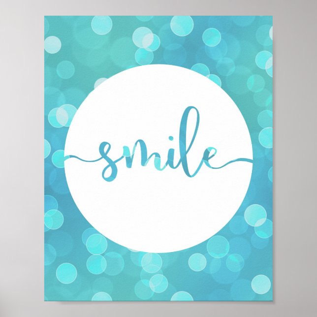 Poster Souriez ! Citation Motivationnelle (Devant)