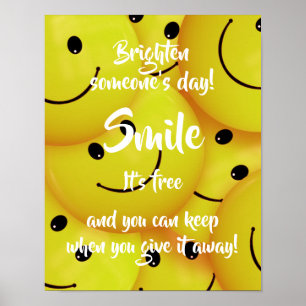 Poster Souriez, Encouragez La Génialité