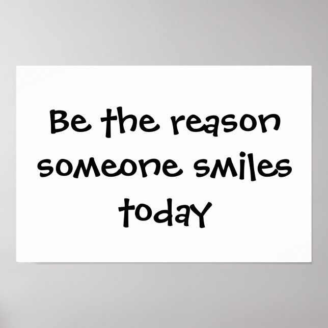 Poster Sourire (Devant)