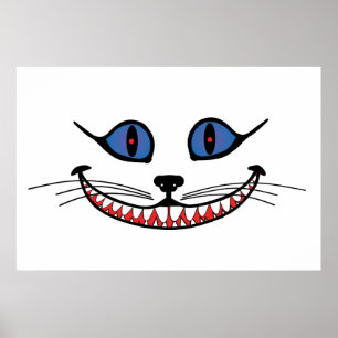 Poster Sourire du Chat du Cheshire GRAND