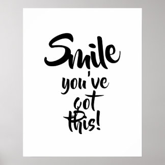 Poster sourire vous avez cela