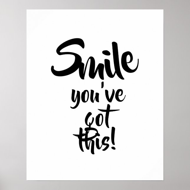 Poster sourire vous avez cela (Devant)