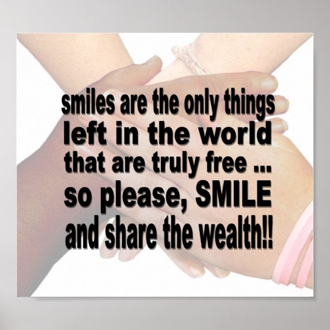 Poster Sourires (Devant)