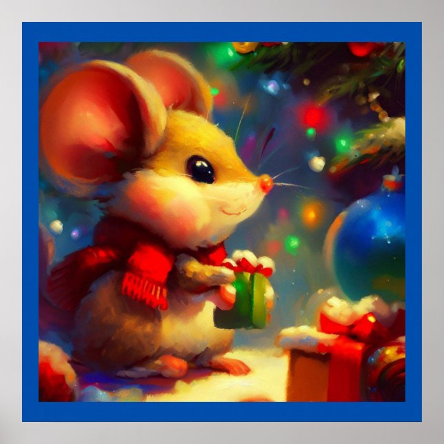 Poster Souris de Noël 2 (Devant)