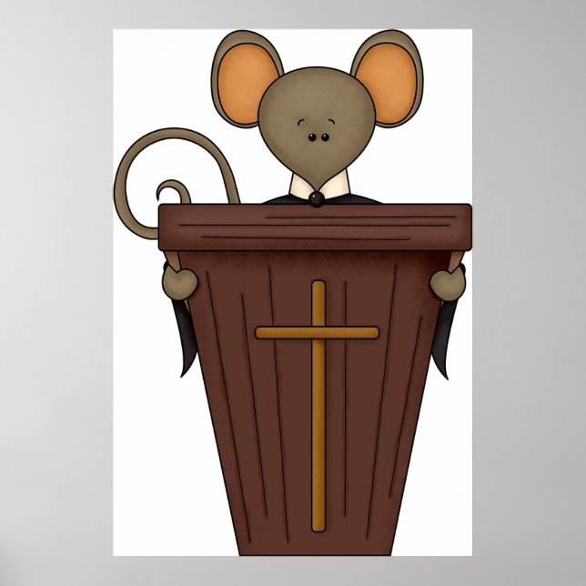 Poster Souris d'église (Devant)