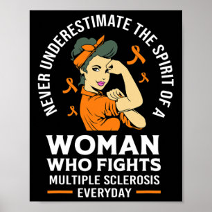 Poster Sous-Estimer L'Esprit D'Une Femme Mme Warrior