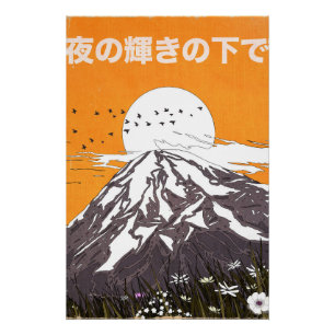 Poster sous la lumière du soir