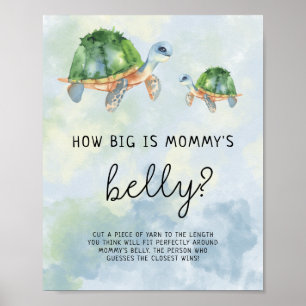 Poster Sous la mer - Quel est le volume du ventre de mama