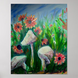 Poster Sous la prairie
