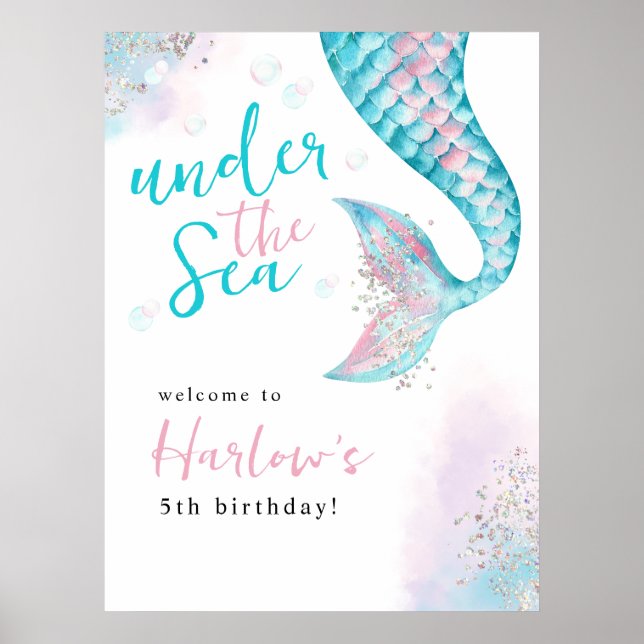 Poster Sous l'Affiche de bienvenue d'anniversaire de la s (Devant)