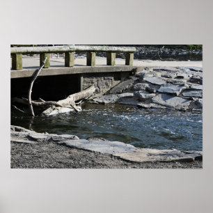 Poster Sous l'affiche du pont