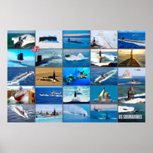 Poster SOUS-MARINS US "Montage"