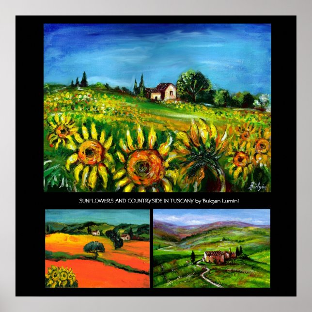 POSTER SOUS-SOUFFLEURS ET COUNTYSIDE EN COLLECTION TOSCAN (Devant)