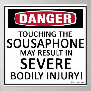 Poster Sousaphone de danger
