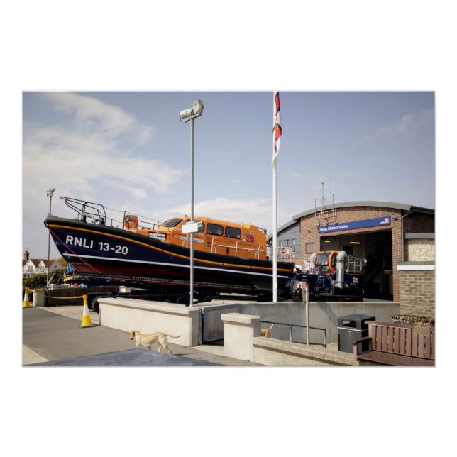 Poster Soutenez le RNLI (Devant)