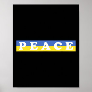 Poster Soutenez l'Ukraine et la paix dans le monde avec l
