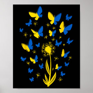 Poster Soutenez l'Ukraine Je suis avec l'Ukraine Femmes B
