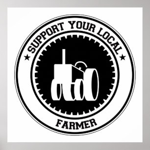 Poster Soutenez votre agriculteur local