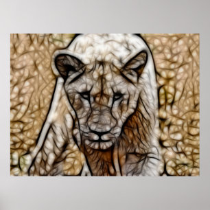 Poster South Africa I Am Lion Art