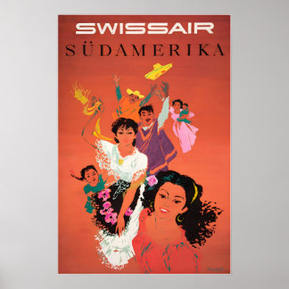 Poster South American Art Southern American Women Print S