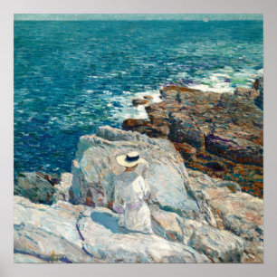Poster South Ledges, Appledore par Childe Hassam