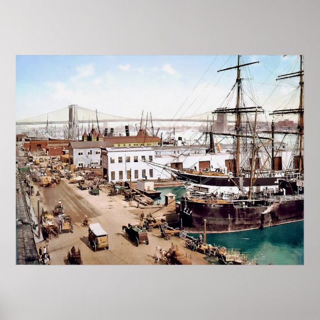 Poster South Street, New York (Devant)