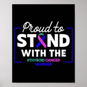 Poster Soutien à la sensibilisation au cancer de la thyro