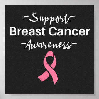 Poster Soutien à la sensibilisation au cancer du sein Rub