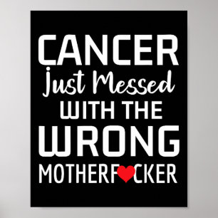 Poster Soutien à la sensibilisation au cancer Obtenez bie
