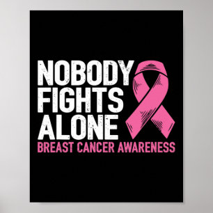 Poster Soutien au cancer du sein Famille Lutte contre le