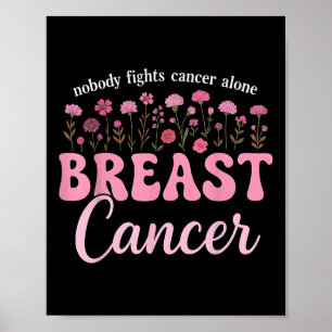 Poster Soutien Cancer du sein Lutte contre le cancer du s