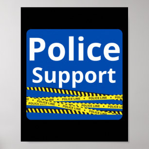 Poster Soutien de la police