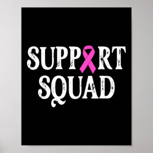 Poster Soutien de l'équipe Cancer du sein - Défenseur du