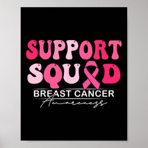 Poster Soutien du guerrier du cancer du sein Équipe du ca