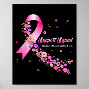 Poster Soutien du guerrier du cancer du sein Équipe du ca