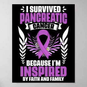 Poster Soutien Pancreas Survivante Pancreatic Cancer Awar