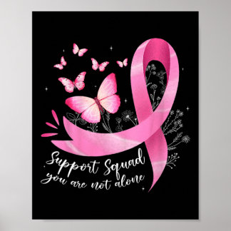 Poster Soutien pour le cancer du sein Sensibilisation des