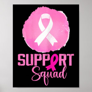 Poster Soutien Squad Pink Soutien Squad Cancer du sein Aw