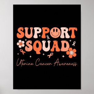 Poster Soutien super Équipe de sensibilisation au cancer 