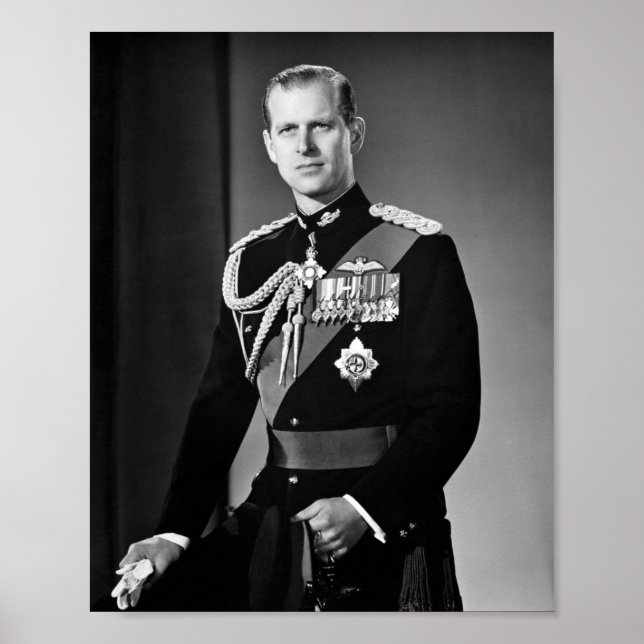 Poster Souvenir du prince Philip 1921-2021 (Devant)
