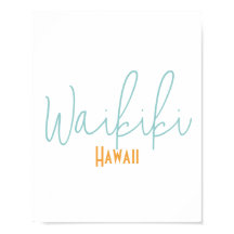 Souvenir Waikiki Hawaï