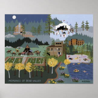 Poster Souvenirs de Bear Valley Imprimer